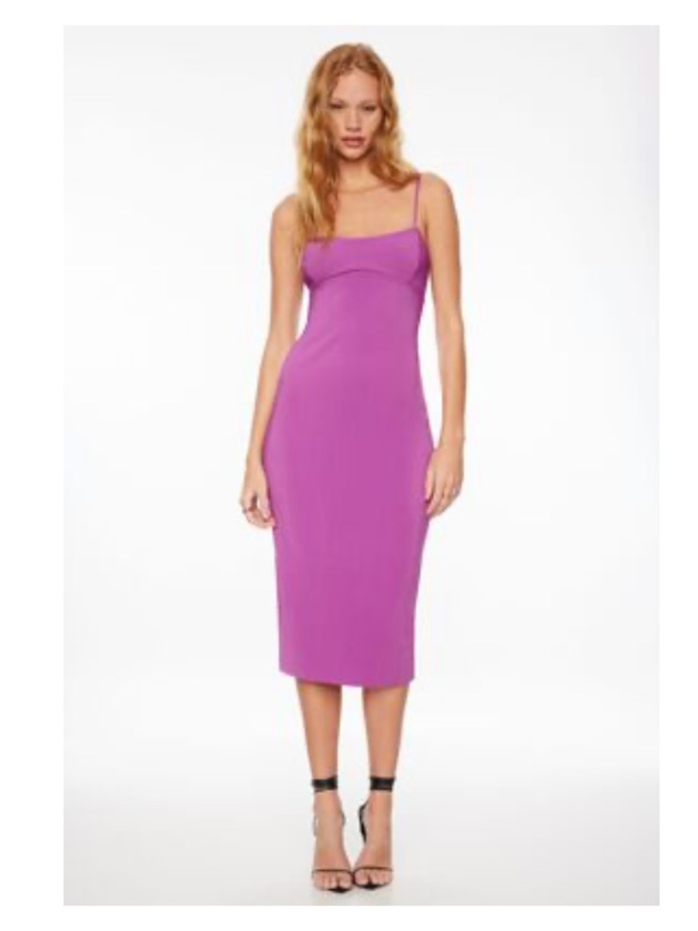 Dynamite Pleated Midi Dress